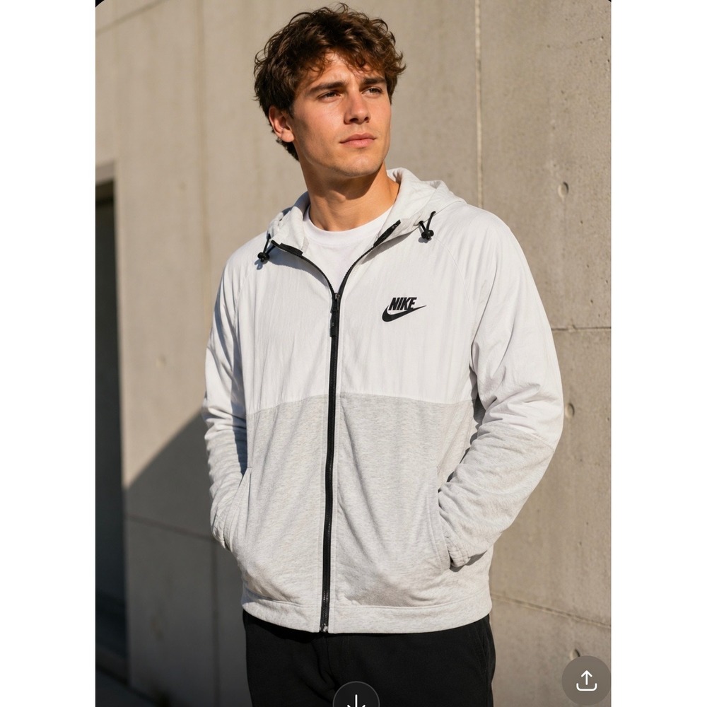 Nike Mens Sportswear Advance 15 Fleece Full Zip Hoodie XL‎ AR1548-100